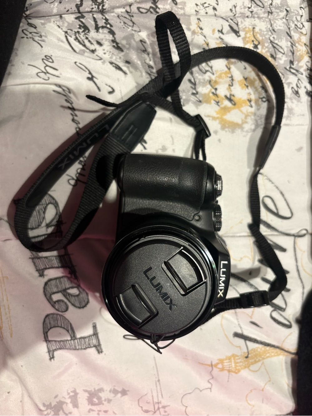Panasonic Lumix Black Digital Bridge Camera with Lens Cap